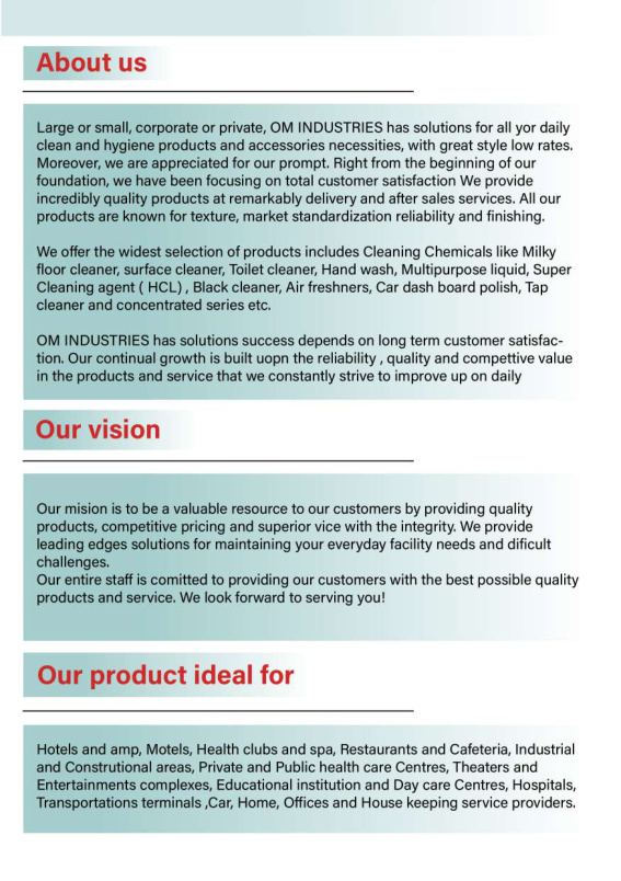 OM Industries company profile, vision and ideal customers